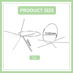 1 шт. 925 компонента кольца из стерлингового серебра&nbsp;FIND-BC0013-83B