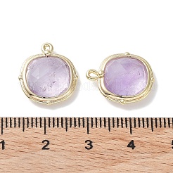 Подвески из натурального аметиста &nbsp;G-G012-09C-02