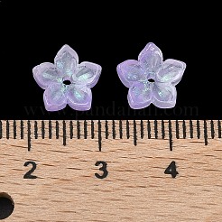 Gefärbte und erhitzte Glasperlenkappen&nbsp;X-GLAA-Z019-02H