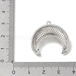 Latón micro pavimenta claro colgantes de circonio cúbico&nbsp;CU-CBAC53C-05P