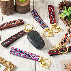 7шт. Винтажный брелок из полиэфирной ленты&nbsp;KEYC-TAC00047