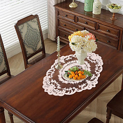 Blumenuntersetzer aus Polyester&nbsp;AJEW-WH0609-184
