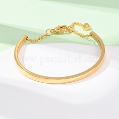 Браслеты из нержавеющей стали 304 для женщин&nbsp;BJEW-B161-07G