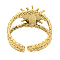 Природные лазурит кольца палец&nbsp;RJEW-Q822-56G-02