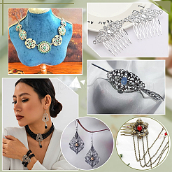 70шт 7 стиля латунные подвески KK-PH0013-45