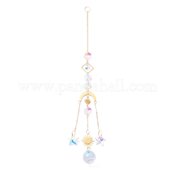 Подвесные хрустальные колокольчики авроры&nbsp;HJEW-Z003-18
