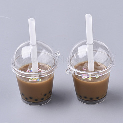 Открывающиеся акриловые бутылки большие подвески&nbsp;X-CRES-T018-001A