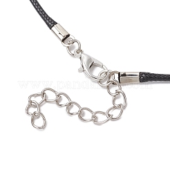 4 шт. 4 стиля ожерелья с подвесками в форме капли из натурального лабрадорита NJEW-JN05229