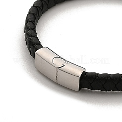 Geflochtene Armbänder aus Mikrofaser-Lederband&nbsp;BJEW-P328-07B-P