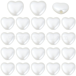 400шт бусины из искусственного жемчуга из АБС-пластика&nbsp;OACR-PA0001-40