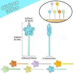 10 шт. большие подвески из светящейся полупрозрачной смолы&nbsp;FIND-FS0002-91C