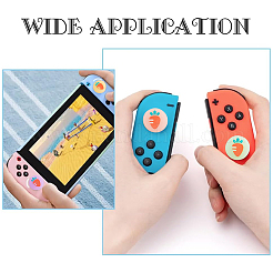 4 capuchon de rechange en silicone de 4 couleurs.&nbsp;AJEW-GF0009-67B