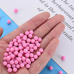 Непрозрачные акриловые бусины PAB702Y-B01-03