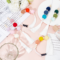 Шарики из войлока из дерева и шерсти масляные диффузоры для вентиляции автомобиля HJEW-DR00031