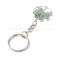 Брелки для ключей «Древо жизни» из натуральных драгоценных камней KEYC-JKC00755