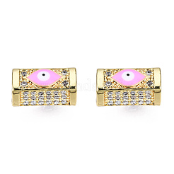 Perles de zircone cubique micro pave en Laiton&nbsp;KK-N227-89E