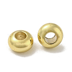 Placcatura a cremagliera perline in ottone a foro grande&nbsp;FIND-Z024-04B-G