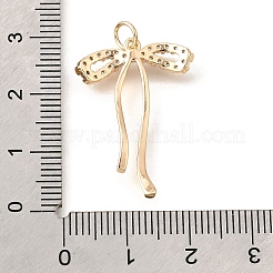 Pendentifs avec zircon cubiques à micro-pavés en laiton&nbsp;LS-KK-V008-13G-01