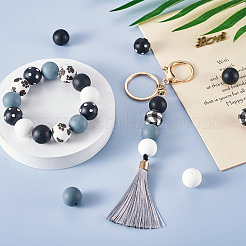 78 шт. 6 стильных экологически чистых силиконовых бусины для пищевых продуктов SIL-TA0001-12