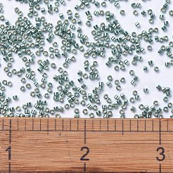 MIYUKIデリカビーズ  シリンダー  日本製シードビーズ  11/0  （db1846)デュラコート亜鉛メッキ海泡  1.3x1.6mm  穴：0.8mm  約2000PCS /ボトル  10 G /ボトル&nbsp;SEED-JP0008-DB1846