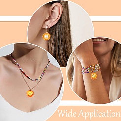 30шт 6 стиля непрозрачные подвески из смолы&nbsp;RESI-CJ0004-68