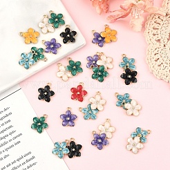 30 шт. Подвески из сплава с эмалью&nbsp;ENAM-YW0005-92