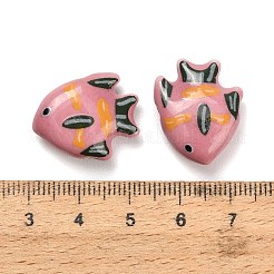 Abalorios de porcelana hechas a mano&nbsp;PORC-F016-01A