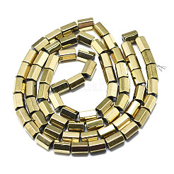 Electroplate non magnetici ematite sintetico fili di perline&nbsp;G-S352-36C-01