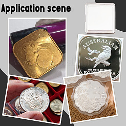 Квадратные акриловые ящики для хранения CON-WH0089-86