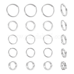 20 шт. 5 стиля 925 разъемных кольца из стерлингового серебра&nbsp;STER-TA0001-49