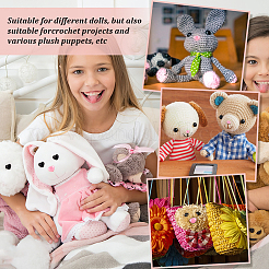 140 Stück 7 Stile Basteln Kunststoff Puppennasen&nbsp;KY-GA0001-32