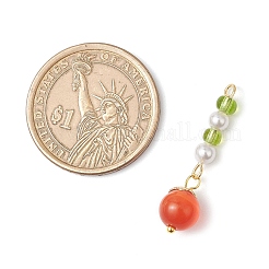 10шт 10 цвета подвески «кошачий глаз» PALLOY-JF04084