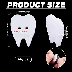 60шт акриловые пуговицы BUTT-PH0001-59B-01