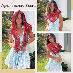 Повязки на голову из полиэстера для женщин OHAR-WH20012-01B-03