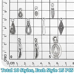 150Stk. 10 Modelle Anhänger aus tibetischem Stil&nbsp;FIND-PH0061-78