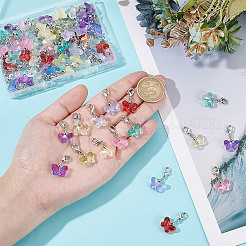 80 шт. 10-цветная бабочка&nbsp;PALLOY-HY00058