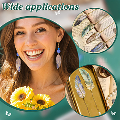 30шт 5 цвета подвески из сплава со стразами&nbsp;KK-PH0013-78