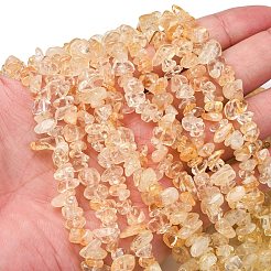 Природный цитрин бисер нитей X-G-P332-51