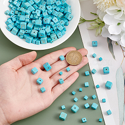 318шт синтетические бирюзовые бусины G-PH0002-70
