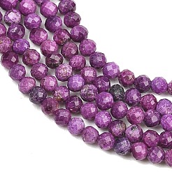 Stränge aus erhitzten natürlichen Sugilith-Perlen&nbsp;G-B193-B01-3mm