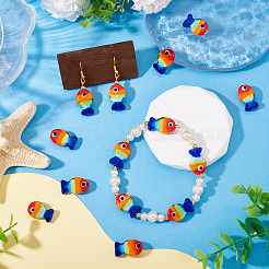 12шт ручной работы бусины лэмпворк&nbsp;LAMP-TA0001-75