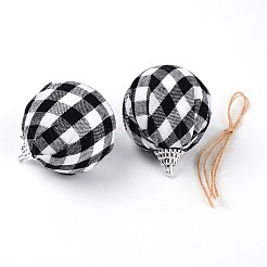 Пена и пластик с тканевым шаром елочные украшения DIY-SZC0002-07A