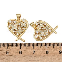 Латунные микро проложить кубического циркония подвески ZIRC-I367-12G-10