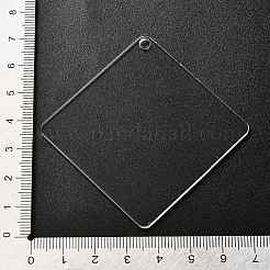 Прозрачные акриловые заготовки подвески&nbsp;TACR-Z003-01B