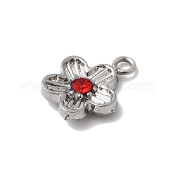 Подвески из нержавеющей стали 304 с паве из стразов STAS-G369-10P