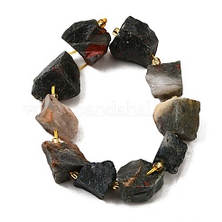 Необработанные грубые натуральные африканские бусины из кровавика G-Z087-B07