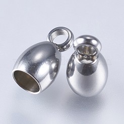 Наконечники шнура из нержавеющей стали 201 STAS-F145-02P-8x4mm