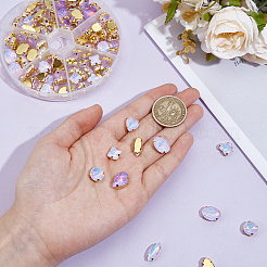 106 Stück 6 Stil Strass zum Aufnähen&nbsp;FIND-OC0004-09B