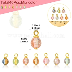 40 шт. подвески из смолы градиентного цвета PALLOY-FS00029