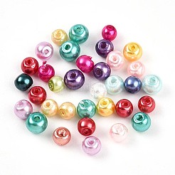 Peinture cuite perles de verre nacré&nbsp;HY-Q003-3mm-M01
